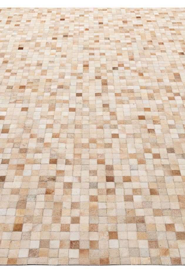 Detail image of 8' x 9' 11 Cowhide - Patchwork Rug