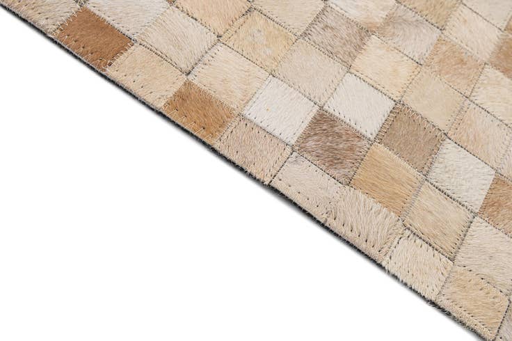 Detail image of 8' x 9' 11 Cowhide - Patchwork Rug
