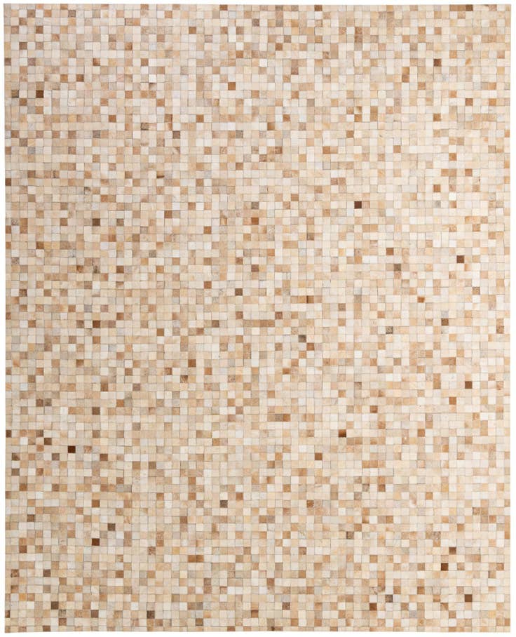 Detail image of 8' x 9' 11 Cowhide - Patchwork Rug