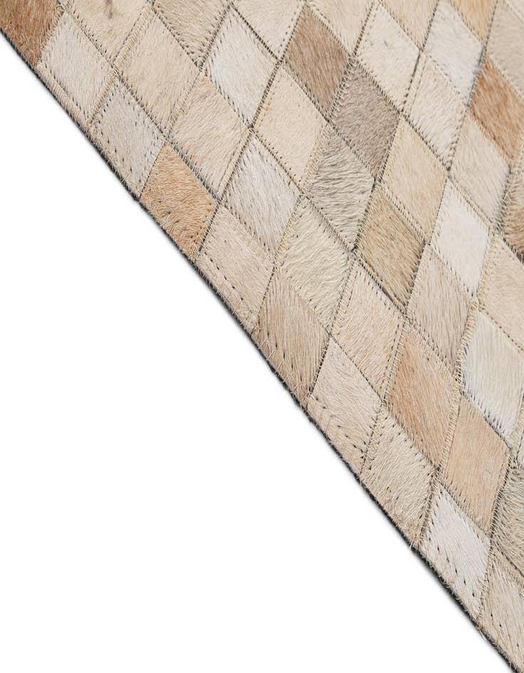 Detail image of 8' 1 x 10' Cowhide - Patchwork Rug