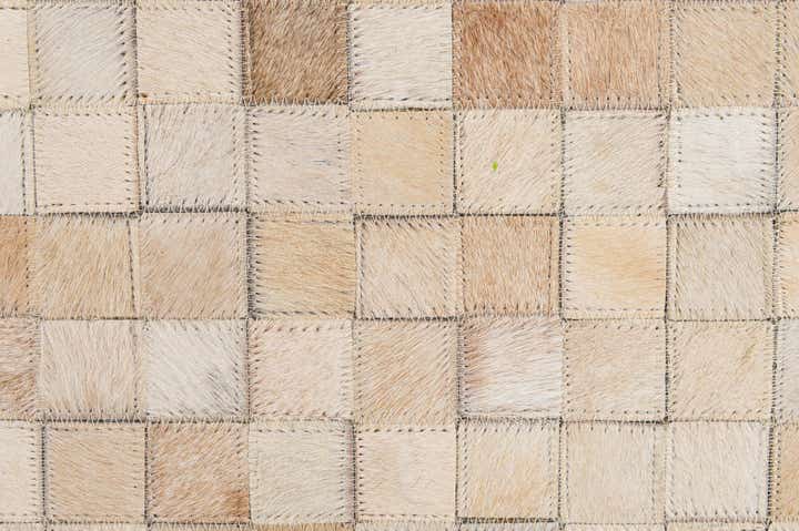 8' 1 x 10' Cowhide - Patchwork Rug
