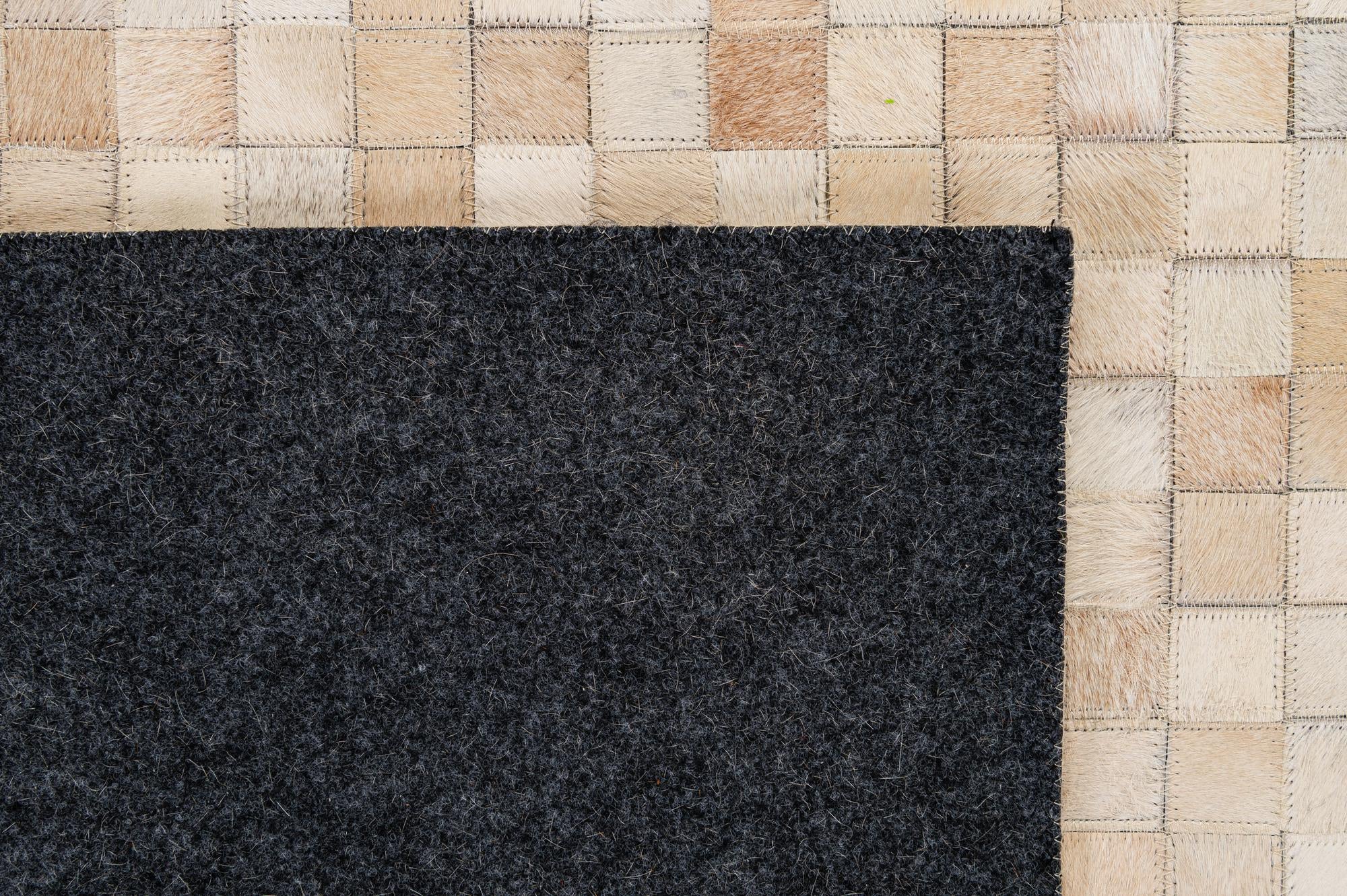 8' 1 x 10' Cowhide - Patchwork Rug