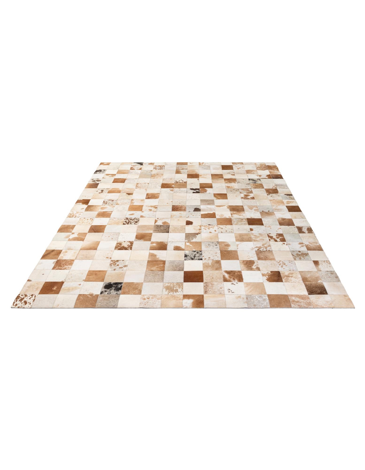 8' 1 x 9' 11 Cowhide - Patchwork Rug