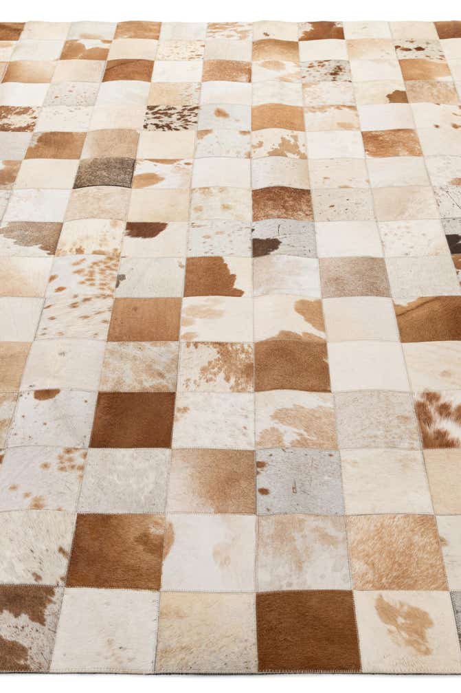 8' 1 x 9' 11 Cowhide - Patchwork Rug