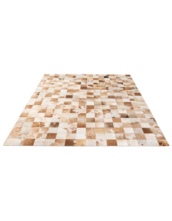 8' x 9' 11 Cowhide - Patchwork Rug
