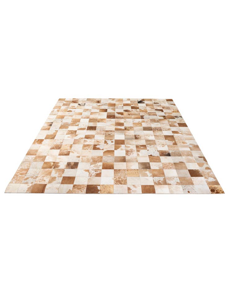 Detail image of 8' x 9' 11 Cowhide - Patchwork Rug