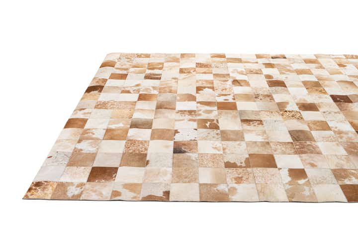 8' x 9' 11 Cowhide - Patchwork Rug