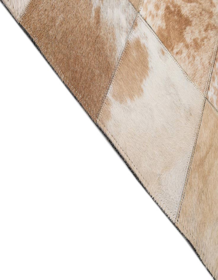 Detail image of 8' x 9' 11 Cowhide - Patchwork Rug