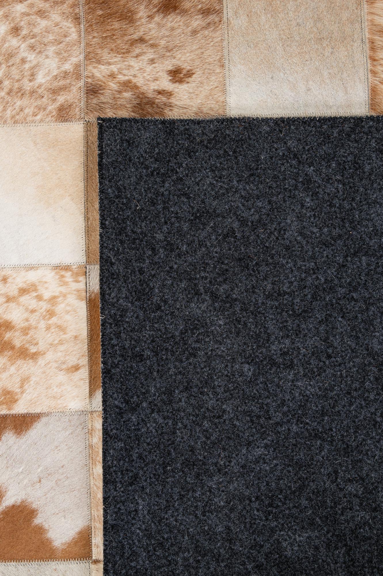 8' x 9' 11 Cowhide - Patchwork Rug