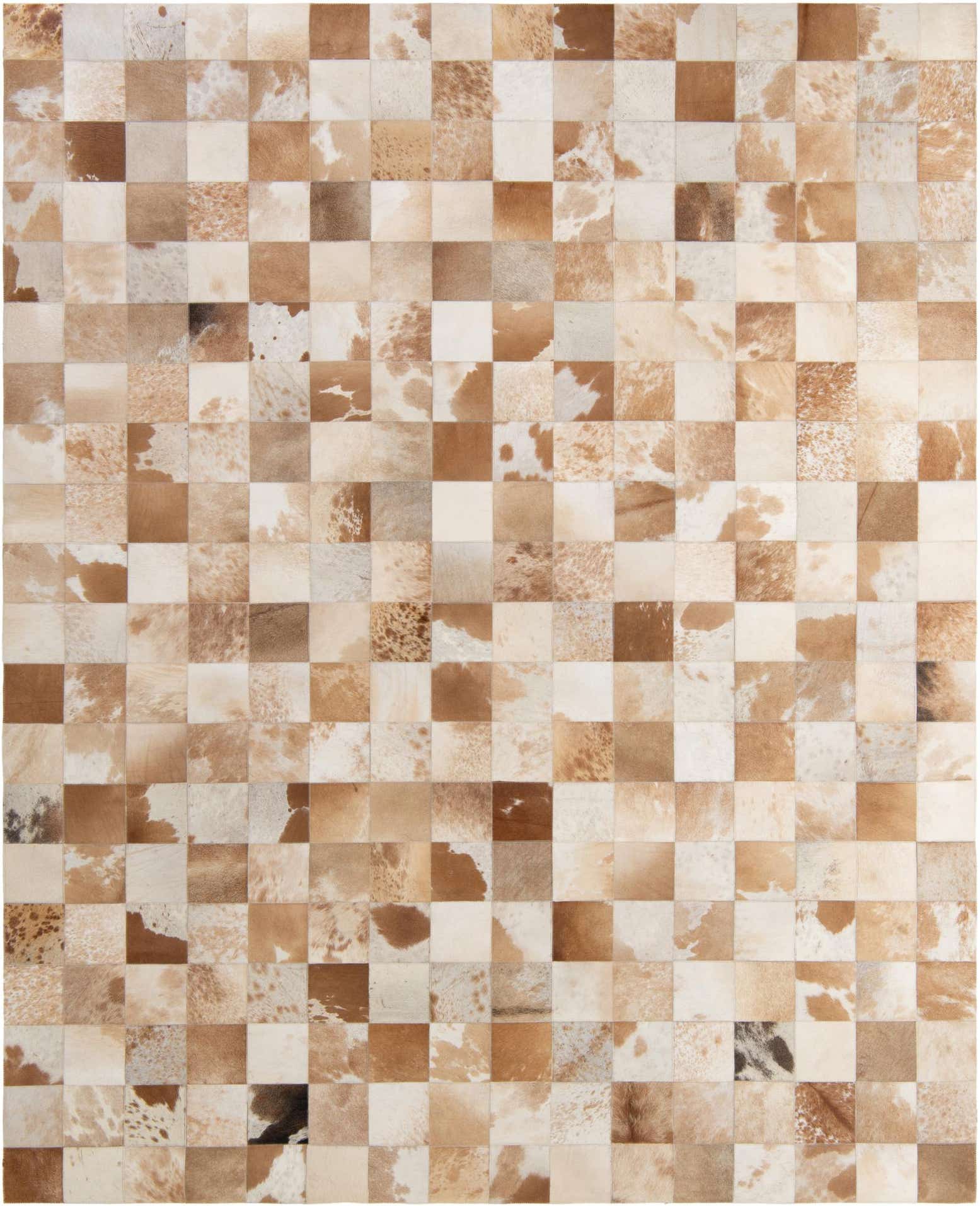 8' x 9' 11 Cowhide - Patchwork Rug