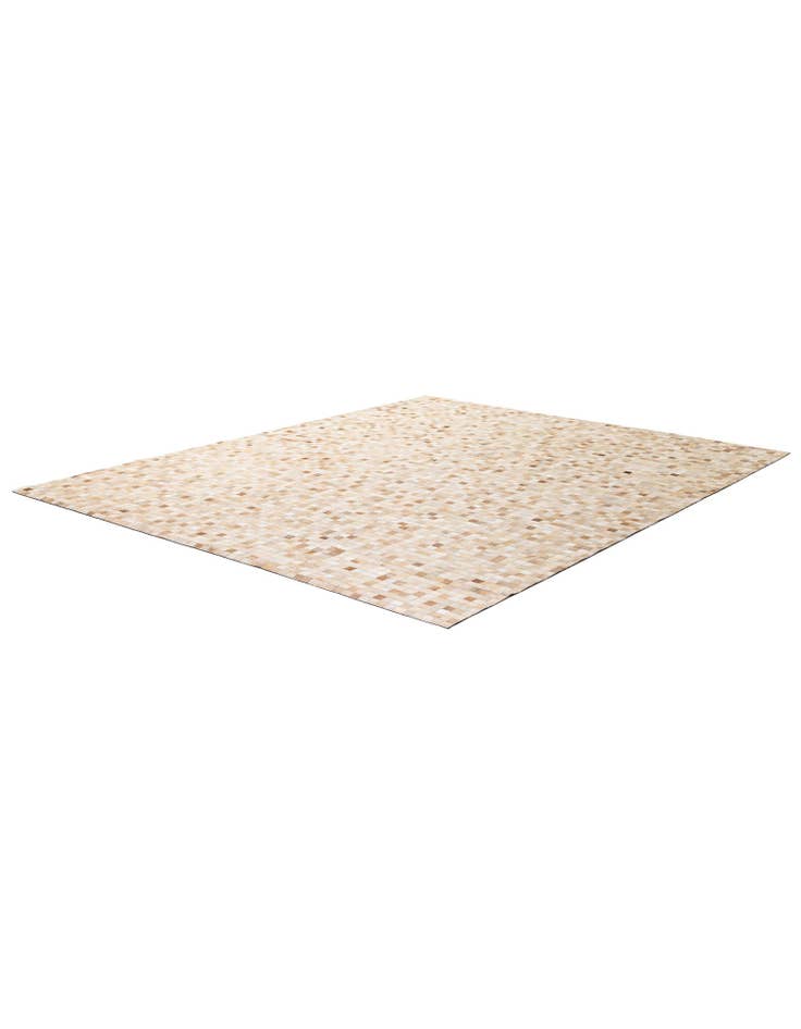 Detail image of 8' 1 x 9' 11 Cowhide - Patchwork Rug