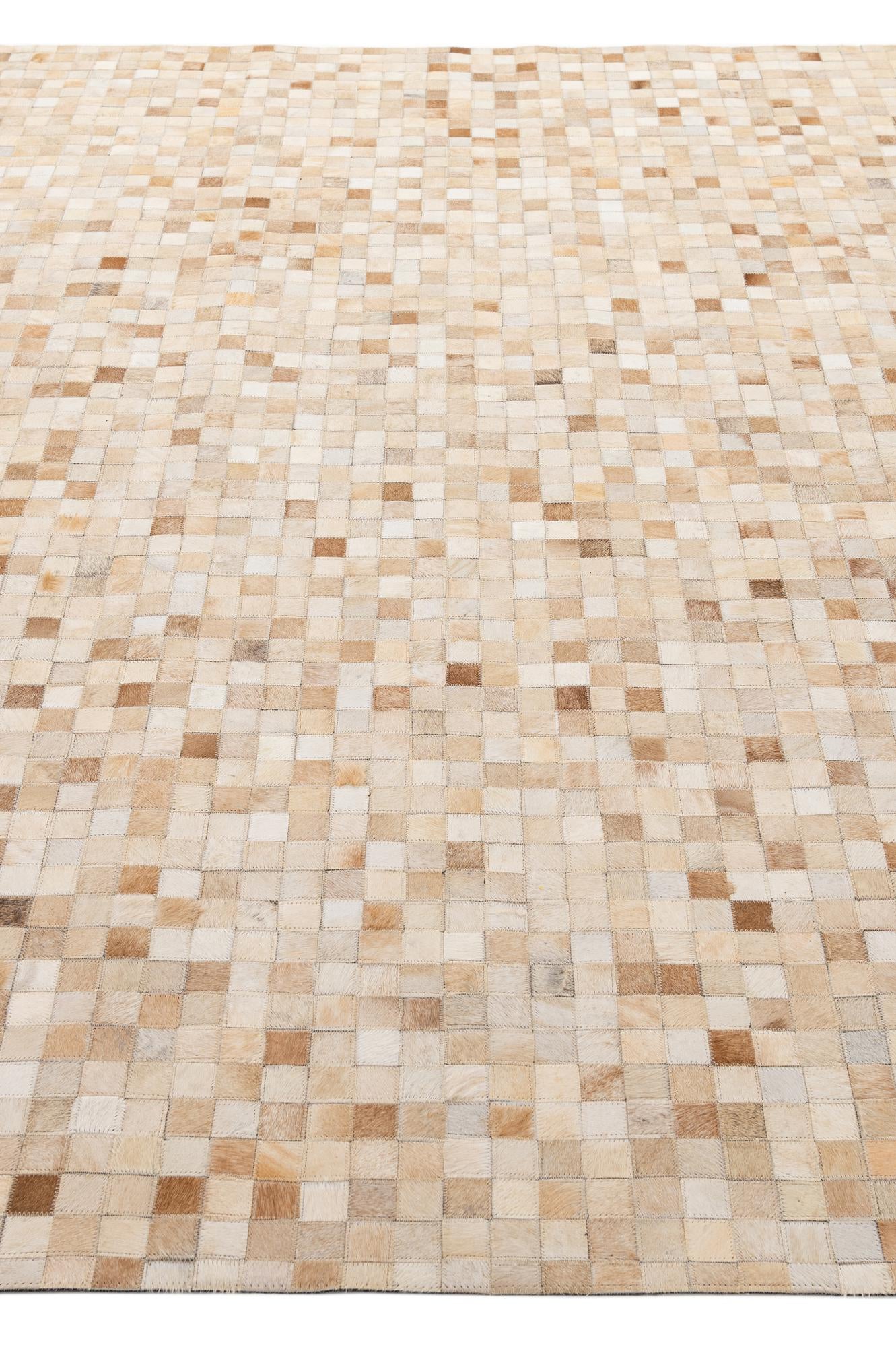 8' 1 x 9' 11 Cowhide - Patchwork Rug