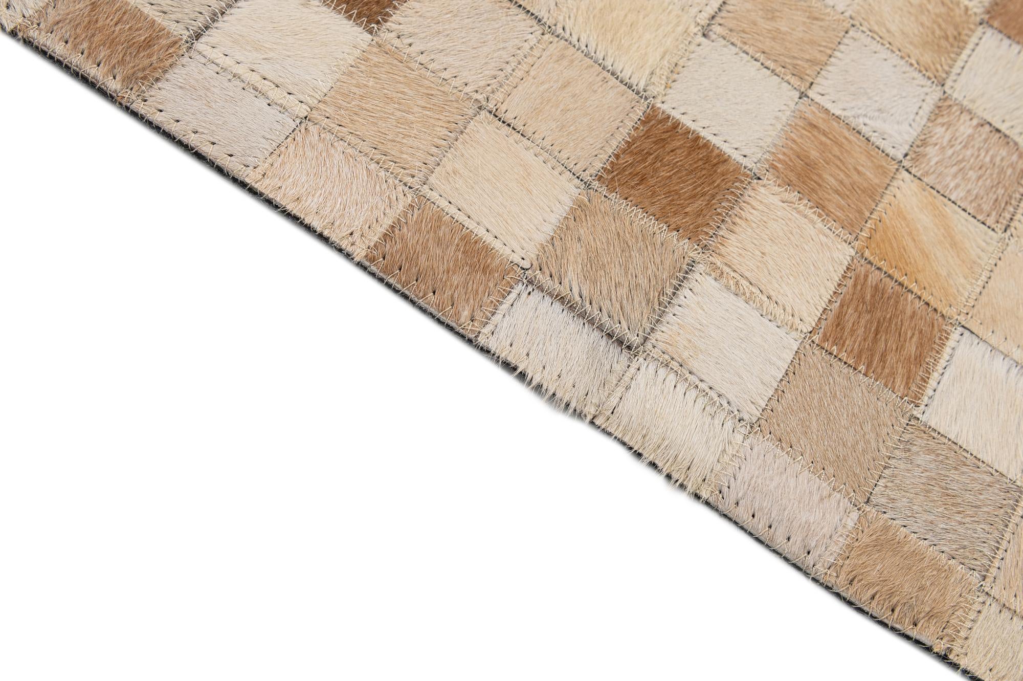 8' 1 x 9' 11 Cowhide - Patchwork Rug