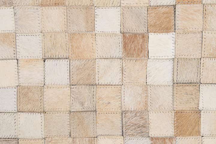 8' 1 x 9' 11 Cowhide - Patchwork Rug
