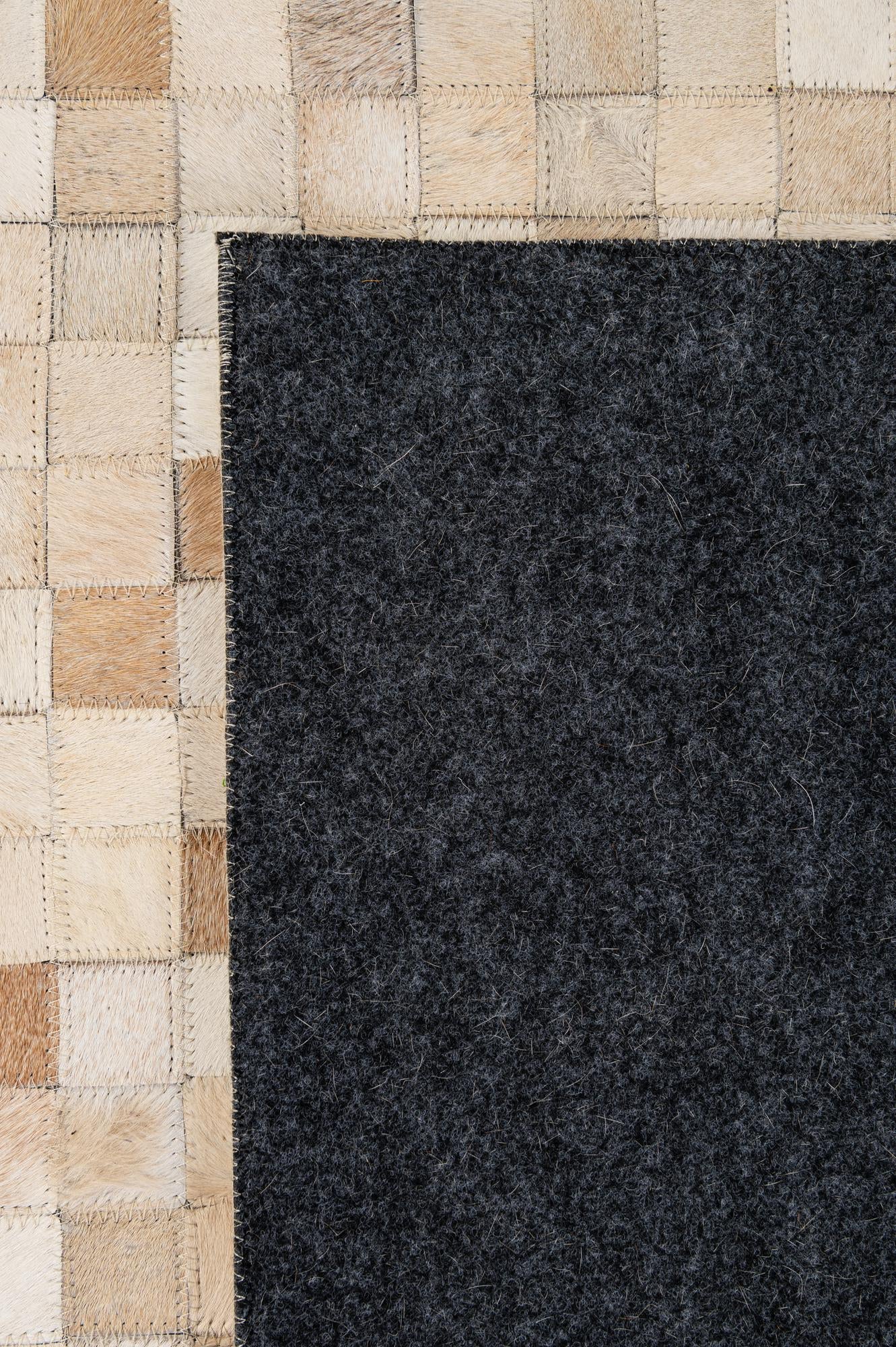 8' 1 x 9' 11 Cowhide - Patchwork Rug