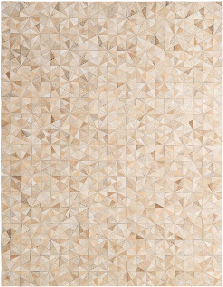 Detail image of 5' 9 x 7' 11 Cowhide - Patchwork Rug