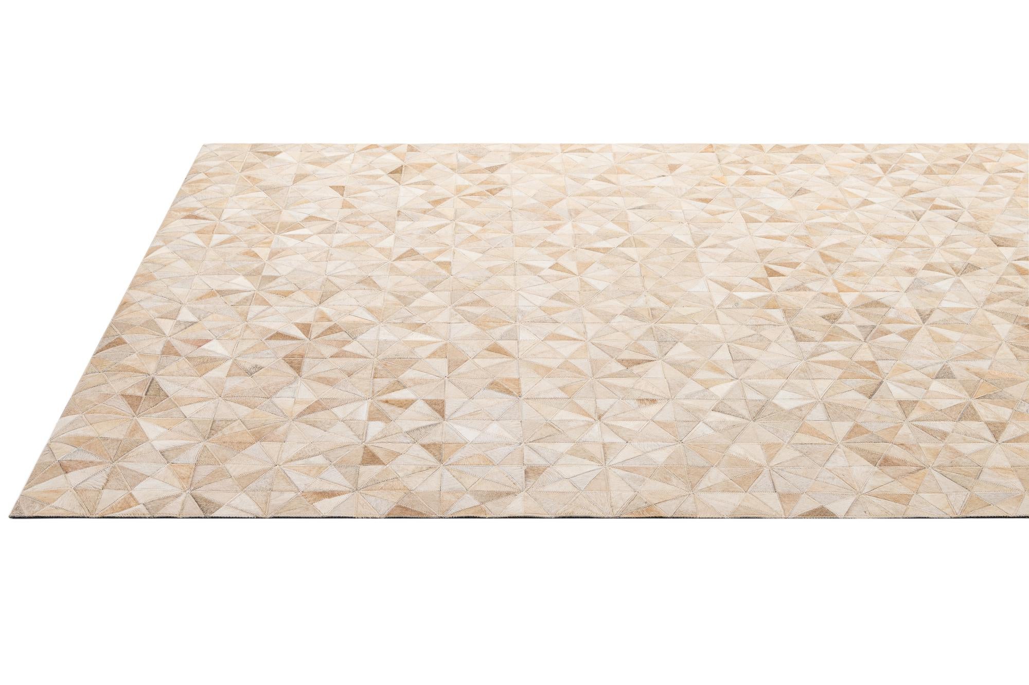 5' 9 x 7' 10 Cowhide - Patchwork Rug