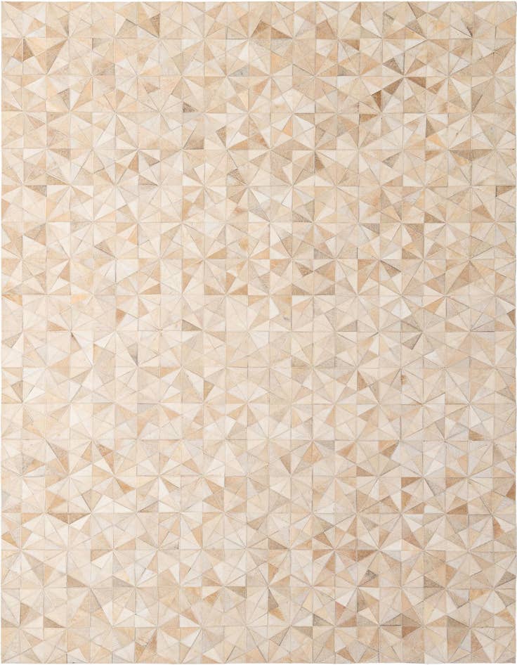 Detail image of 5' 9 x 7' 10 Cowhide - Patchwork Rug