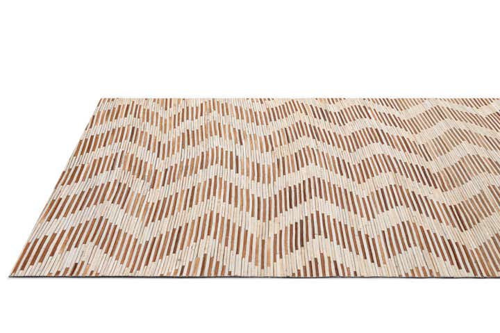 4' 11 x 8' 2 Cowhide - Patchwork Rug