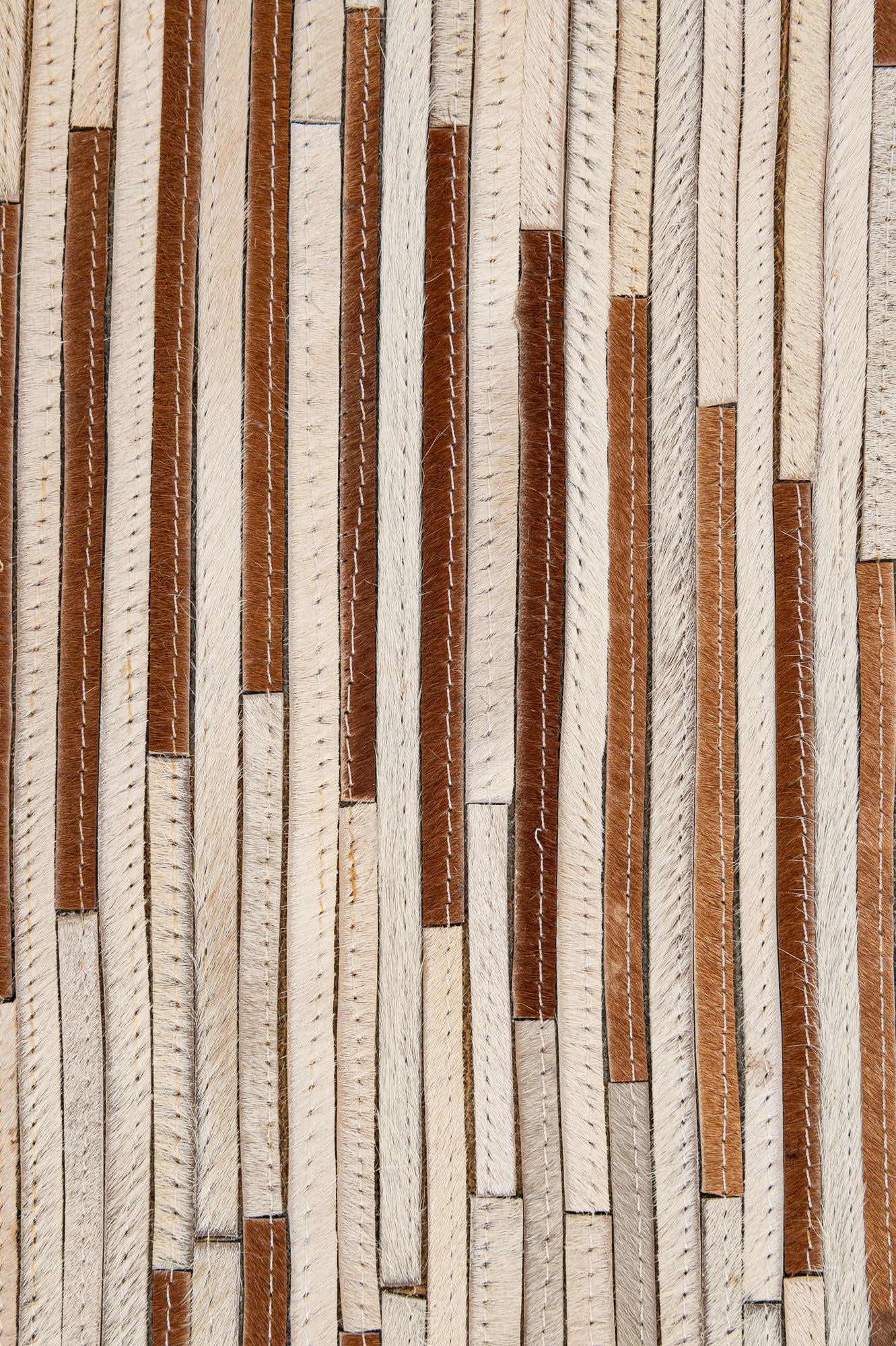 4' 11 x 8' 2 Cowhide - Patchwork Rug