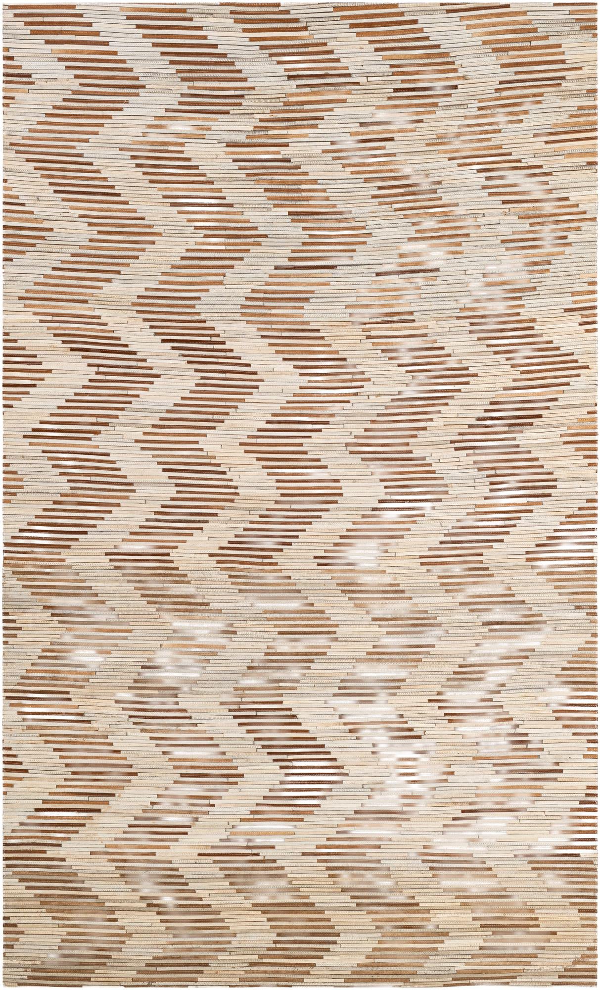 4' 11 x 8' 2 Cowhide - Patchwork Rug