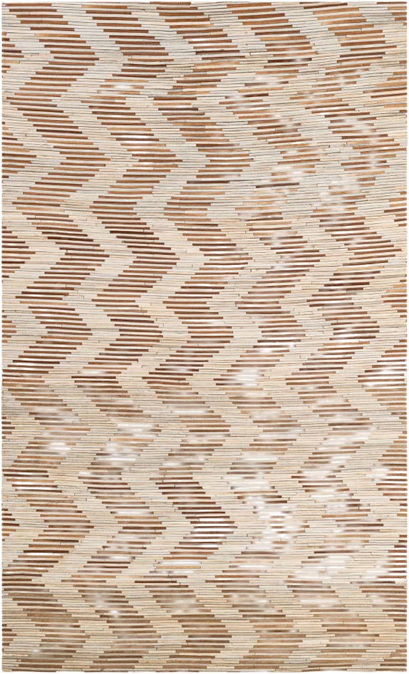 Detail image of 4' 11 x 8' 2 Cowhide - Patchwork Rug