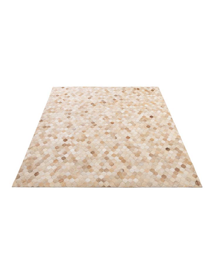 Detail image of 5' 9 x 8' Cowhide - Patchwork Rug