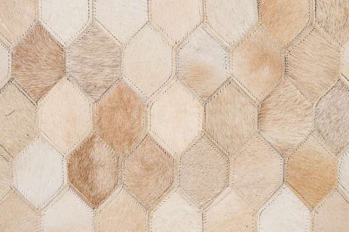 5' 9 x 8' Cowhide - Patchwork Rug