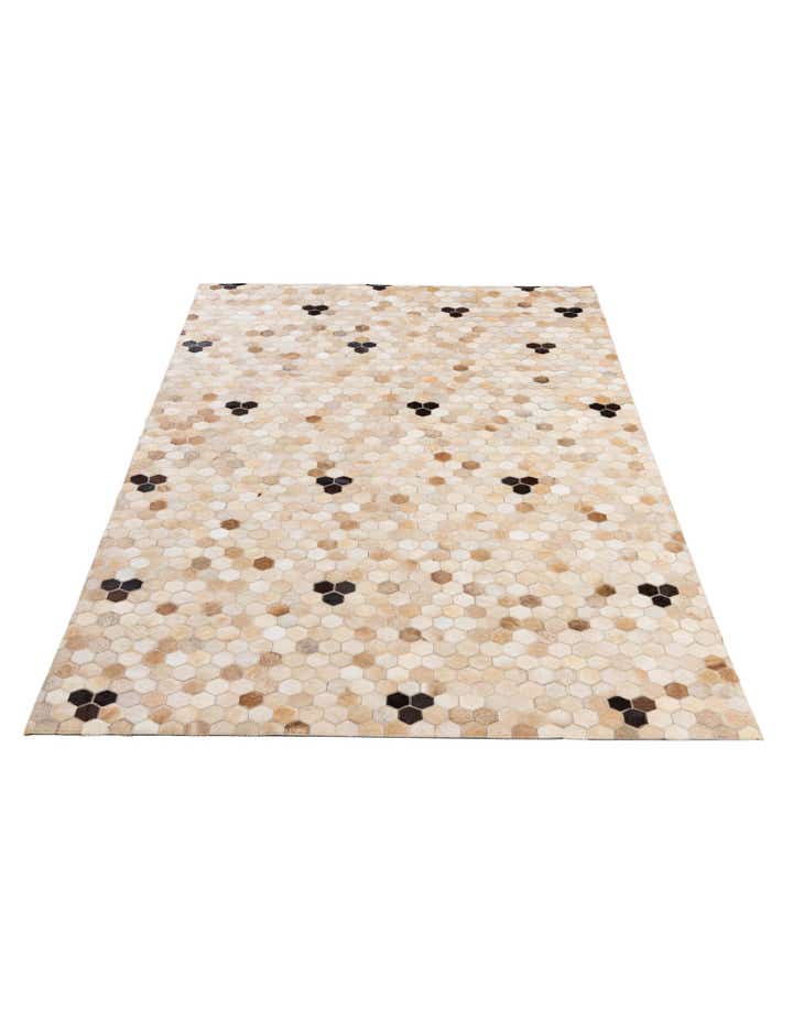5' x 7' 11 Cowhide - Patchwork Rug