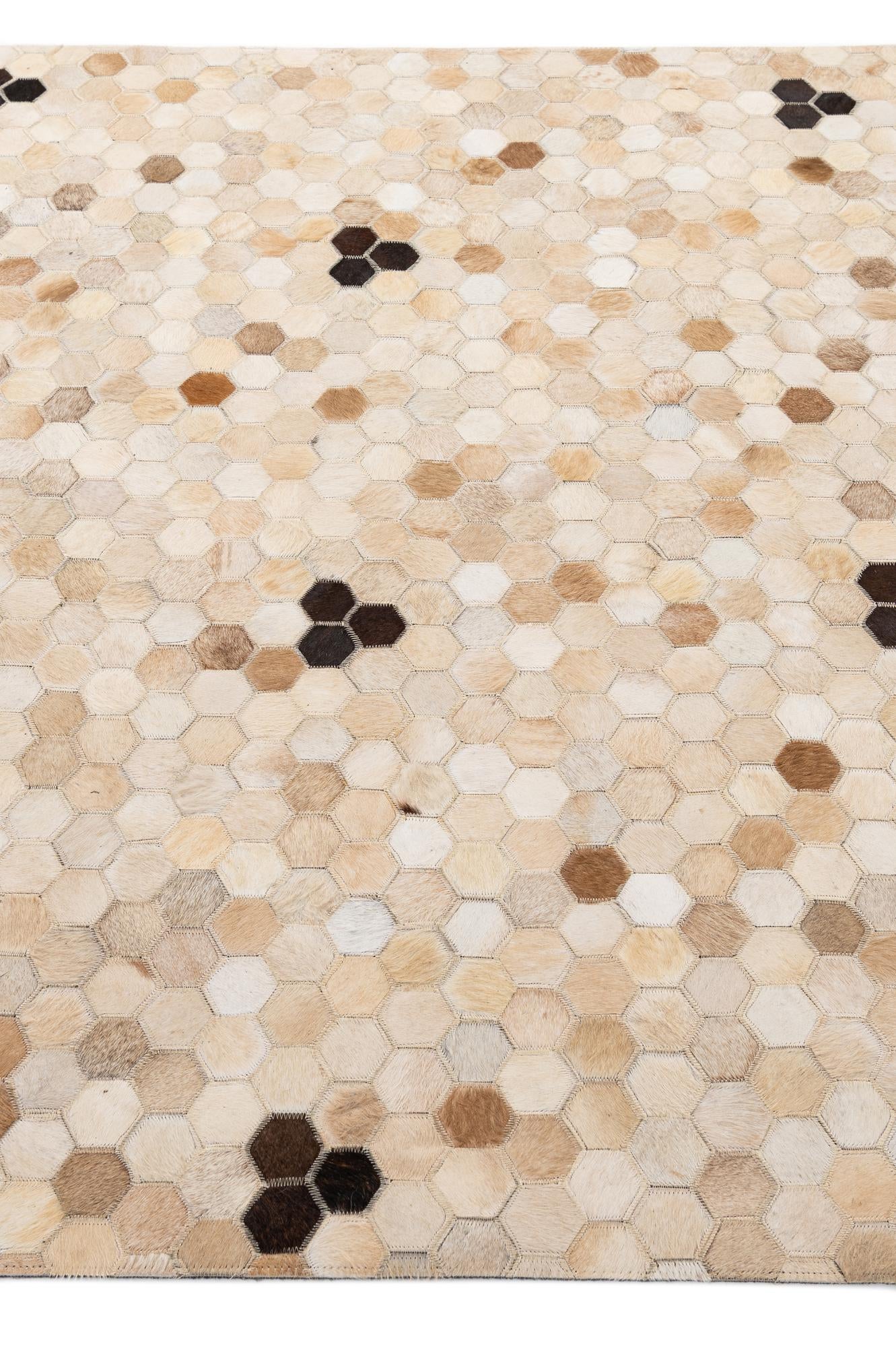 5' x 7' 11 Cowhide - Patchwork Rug