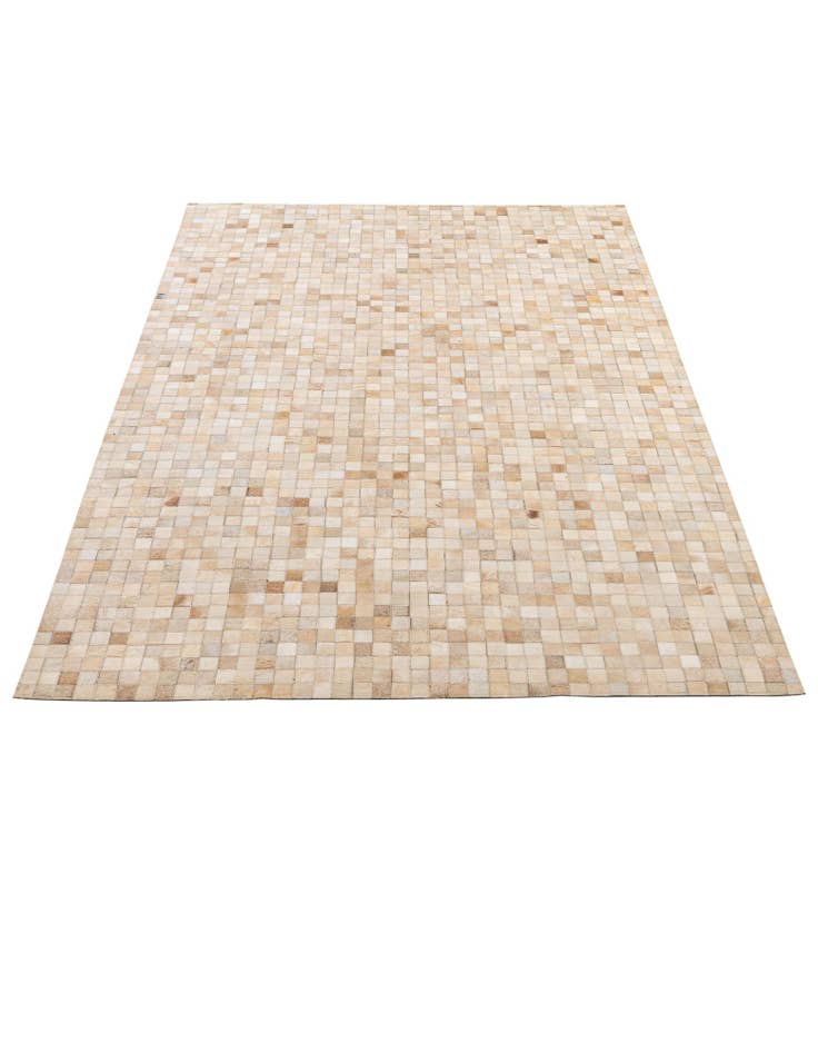 Detail image of 5' 1 x 8' Cowhide - Patchwork Rug