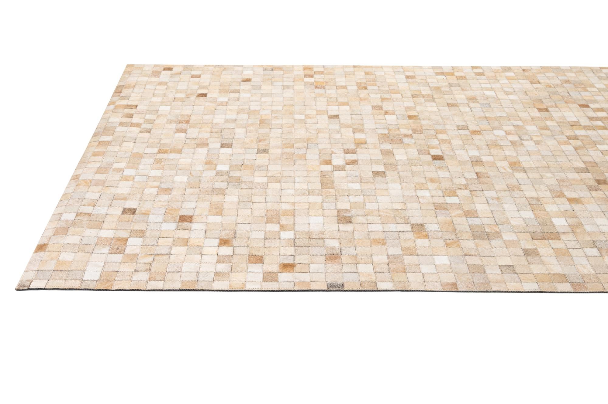 5' 1 x 8' Cowhide - Patchwork Rug