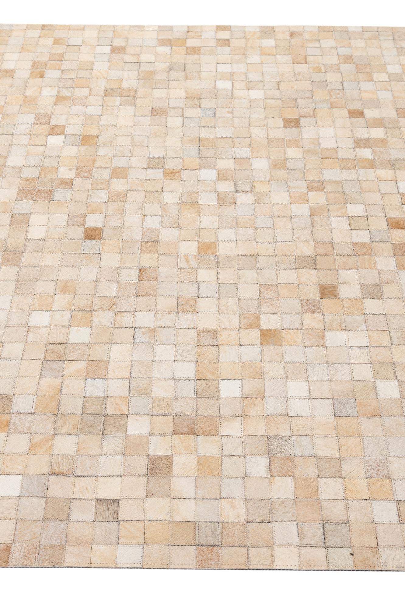 5' 1 x 8' Cowhide - Patchwork Rug