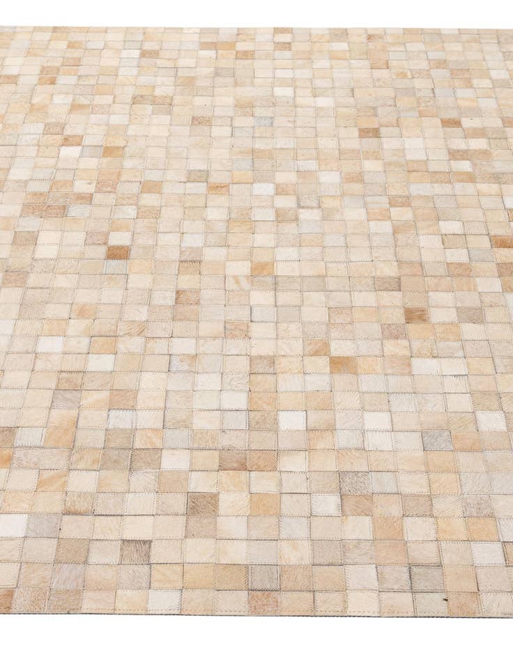 Detail image of 5' 1 x 8' Cowhide - Patchwork Rug