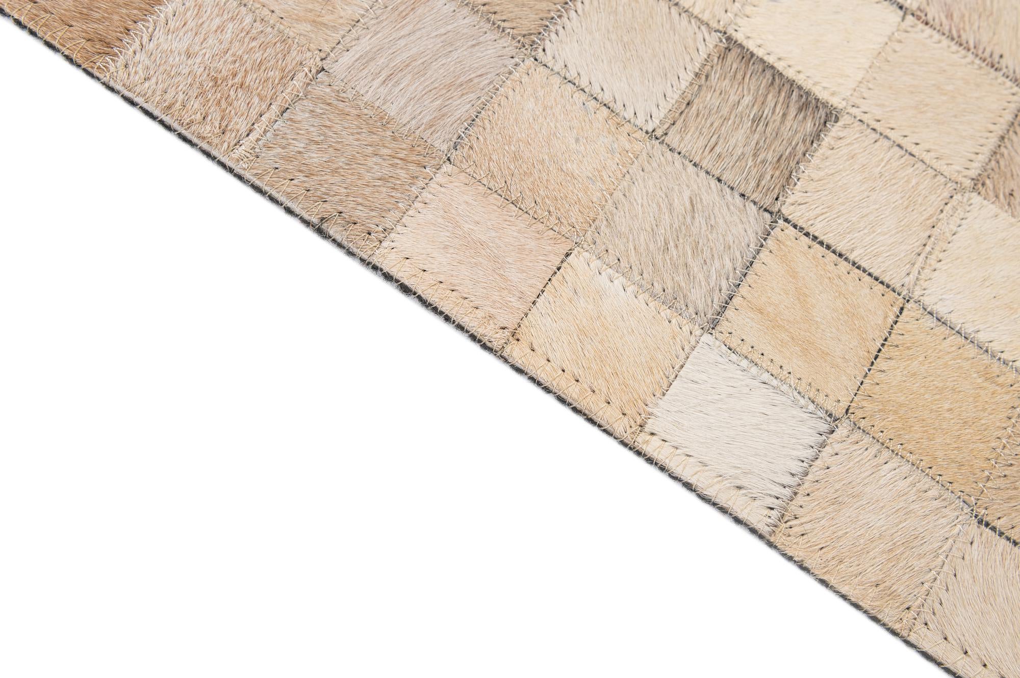 5' 1 x 8' Cowhide - Patchwork Rug