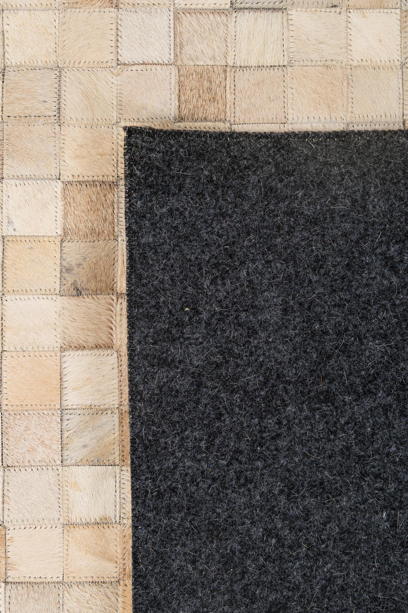 5' 1 x 8' Cowhide - Patchwork Rug