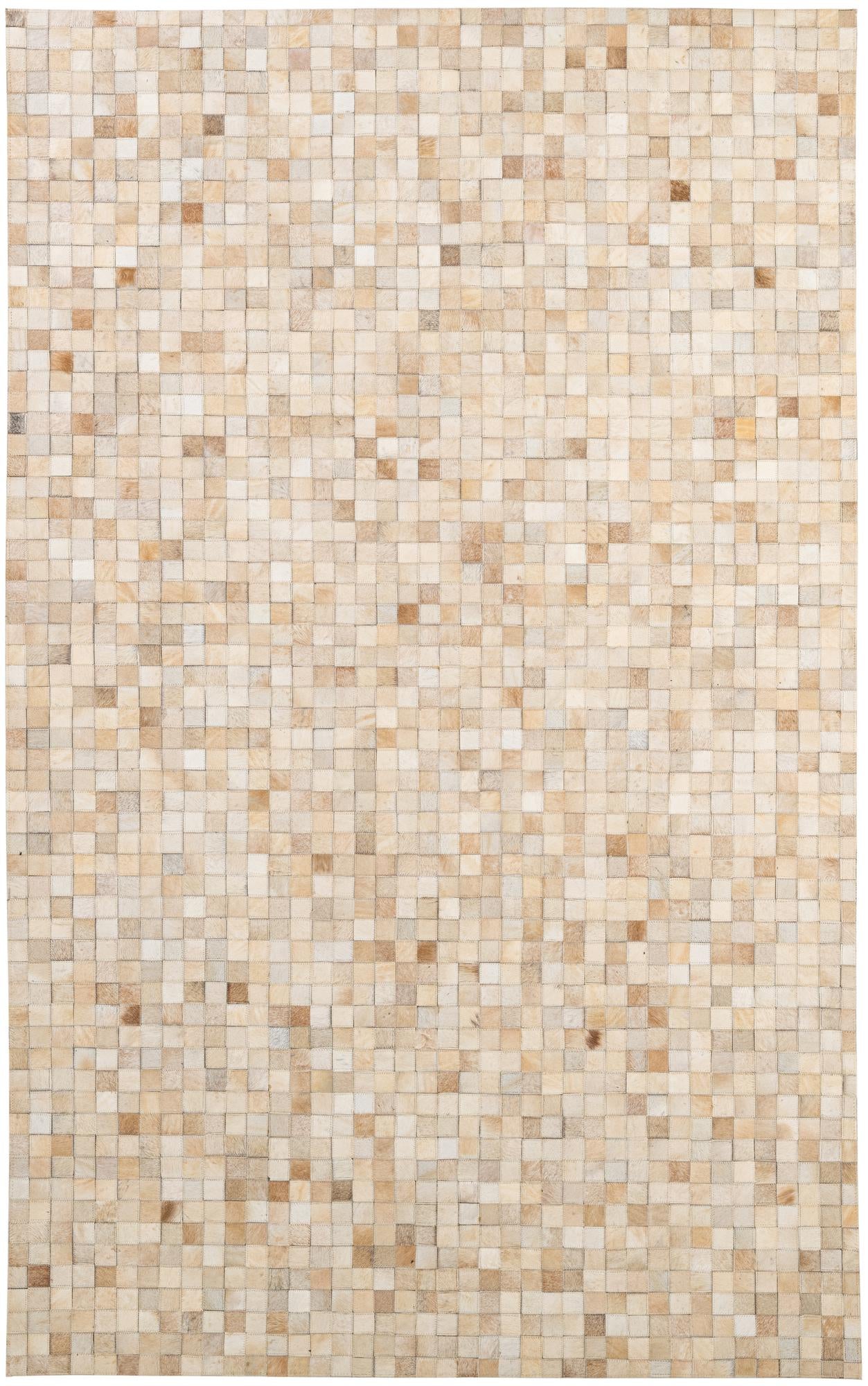 5' 1 x 8' Cowhide - Patchwork Rug