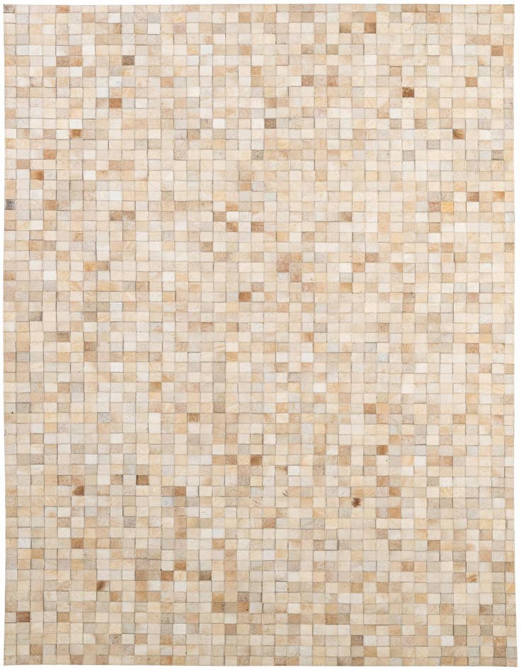 Detail image of 5' 1 x 8' Cowhide - Patchwork Rug