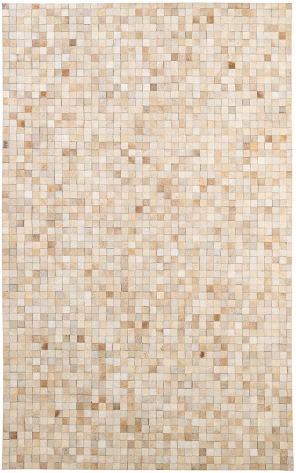 Detail image of 5' 1 x 8' Cowhide - Patchwork Rug