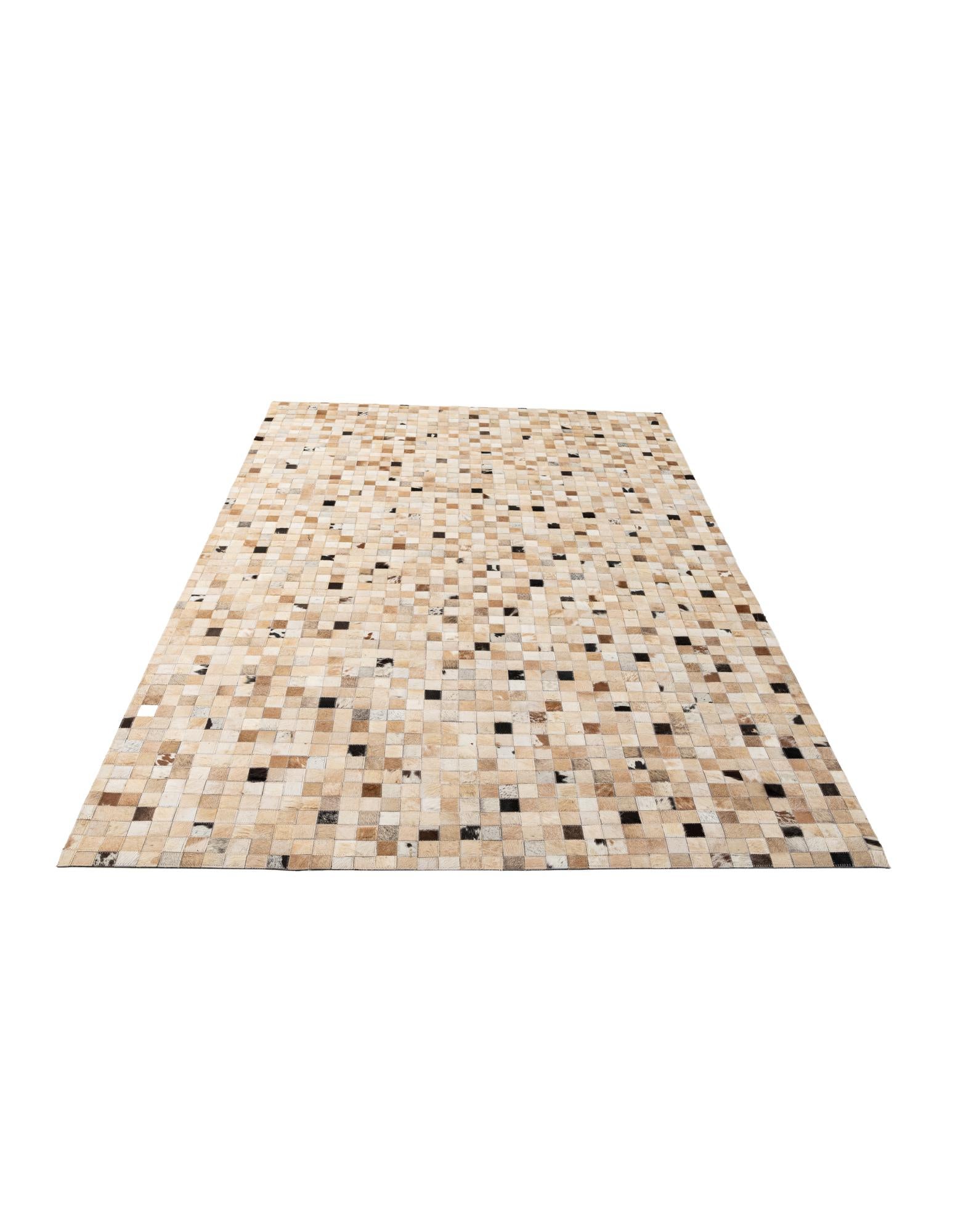 5' 2 x 7' 10 Cowhide - Patchwork Rug