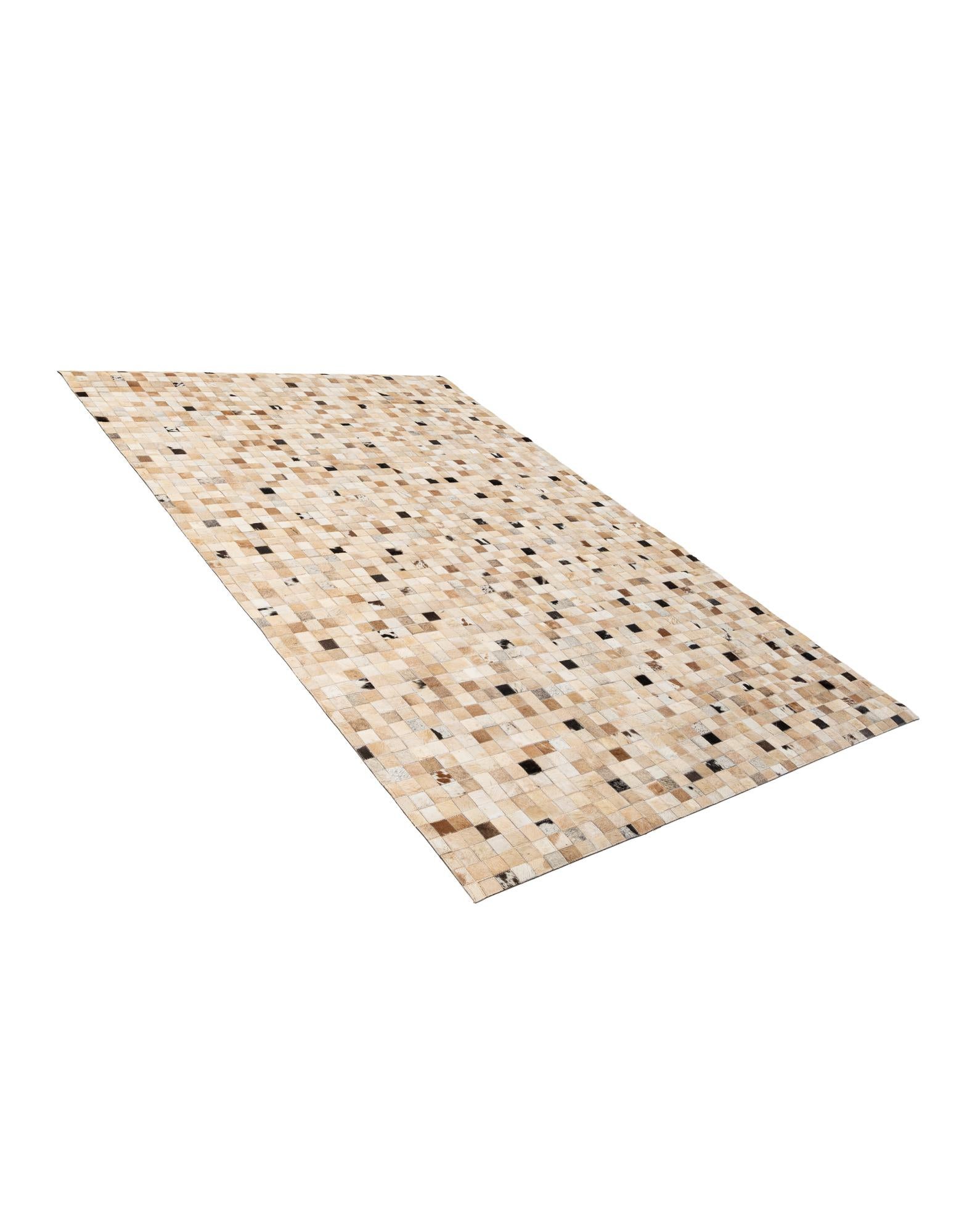 5' 2 x 7' 10 Cowhide - Patchwork Rug