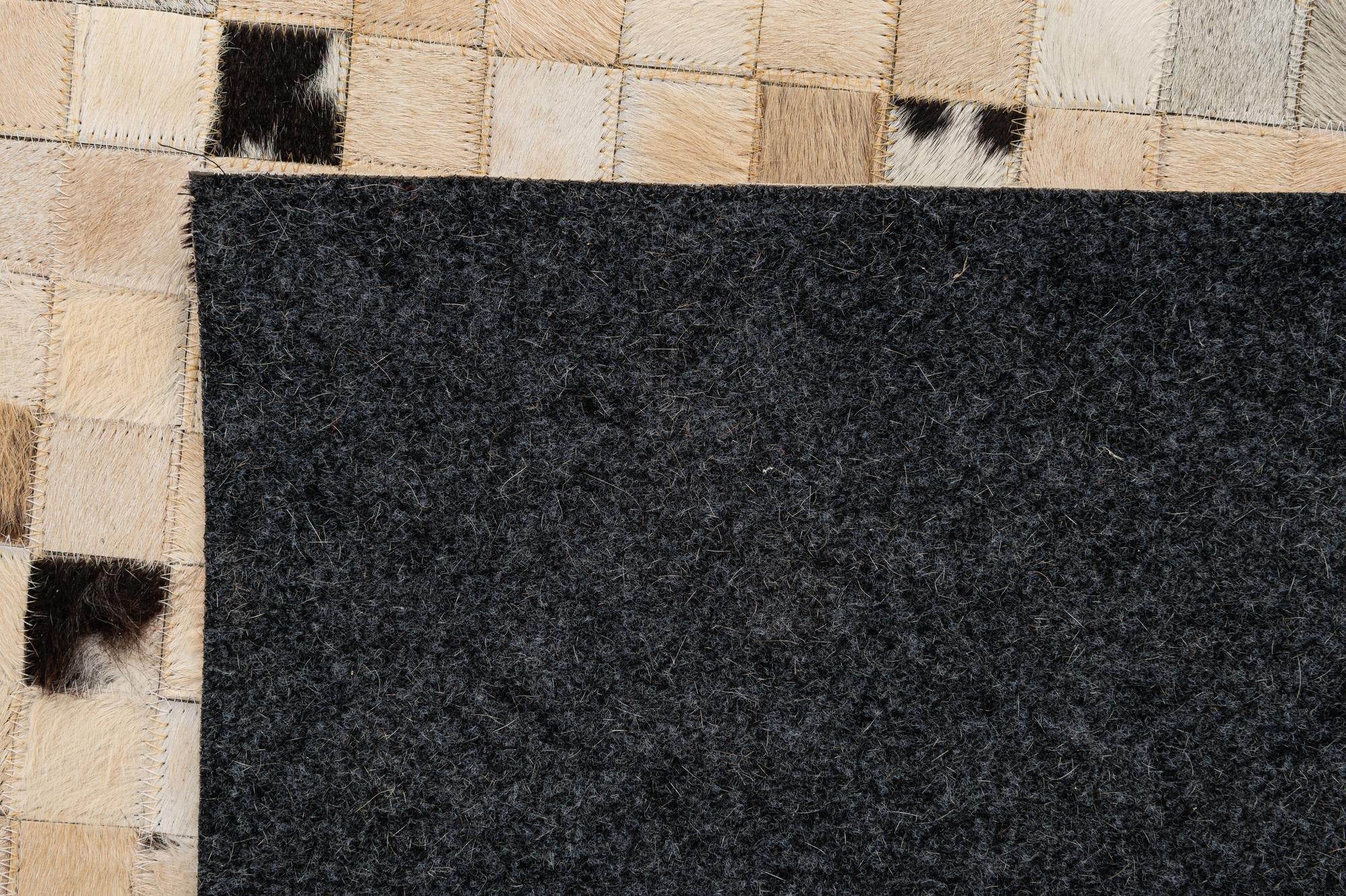 5' 2 x 7' 10 Cowhide - Patchwork Rug