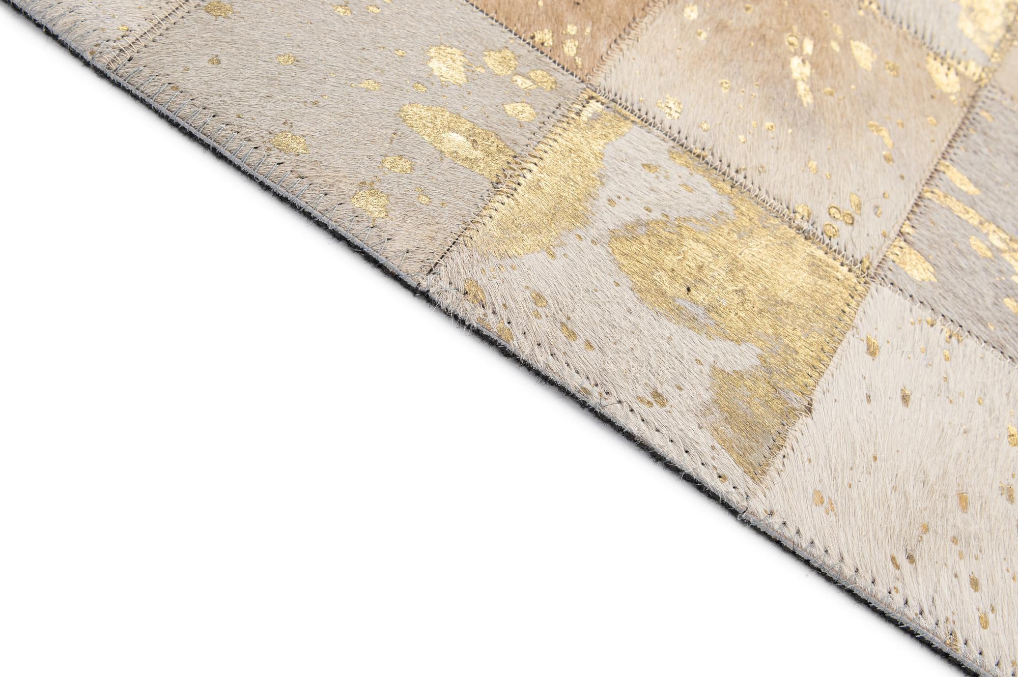 4' 11 x 7' 11 Cowhide - Patchwork Rug