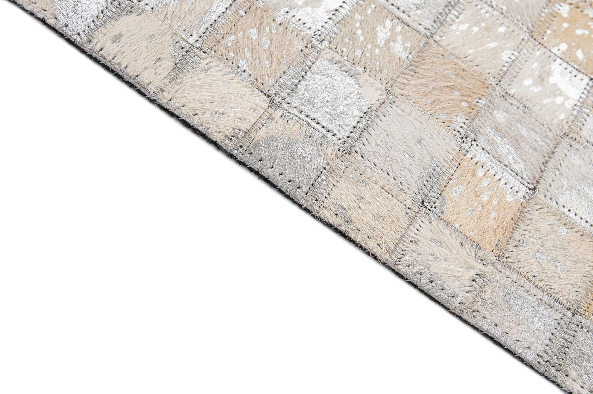 5' x 7' 11 Cowhide - Patchwork Rug