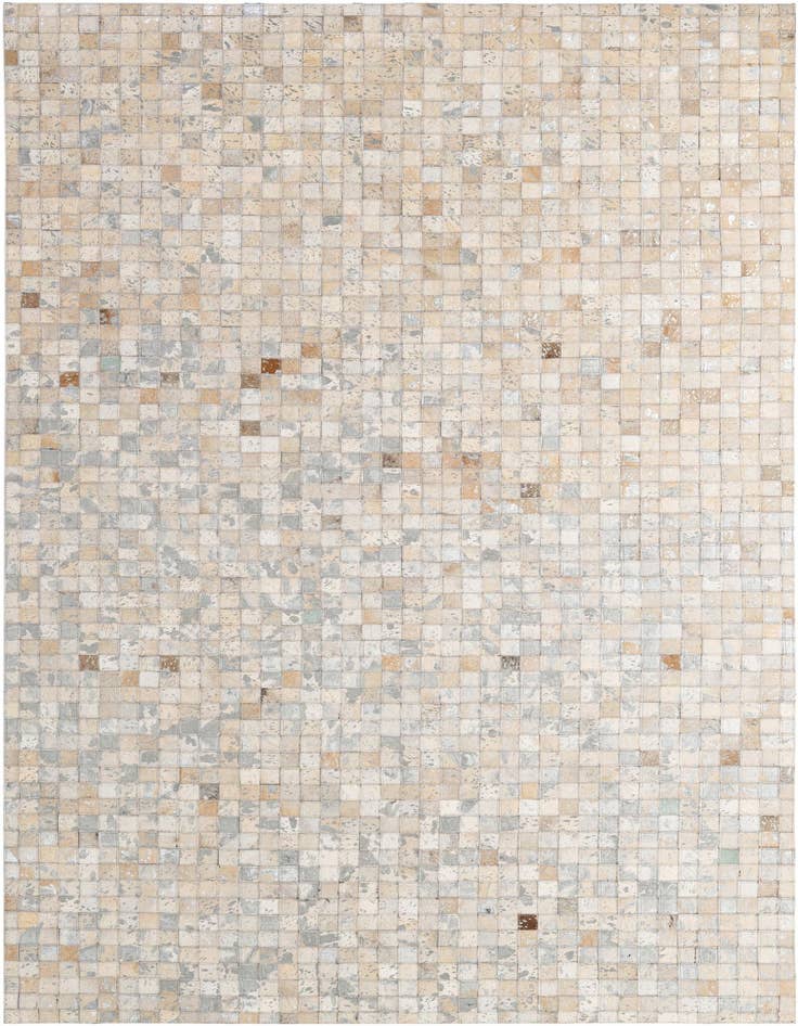 Detail image of 5' x 7' 11 Cowhide - Patchwork Rug