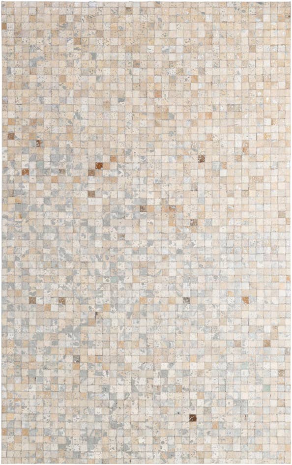 Detail image of 5' x 7' 11 Cowhide - Patchwork Rug