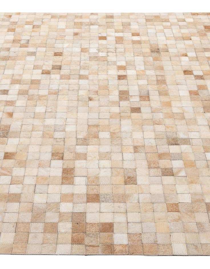 Detail image of 5' x 7' 11 Cowhide - Patchwork Rug