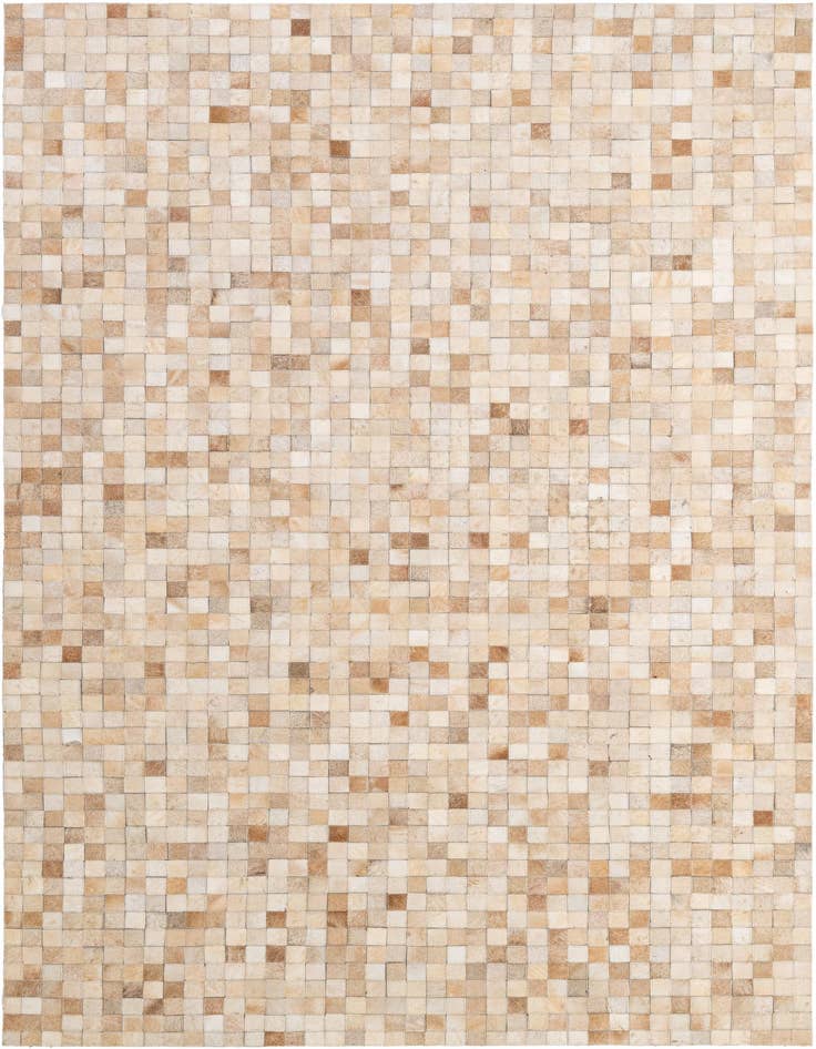 Detail image of 5' x 7' 11 Cowhide - Patchwork Rug