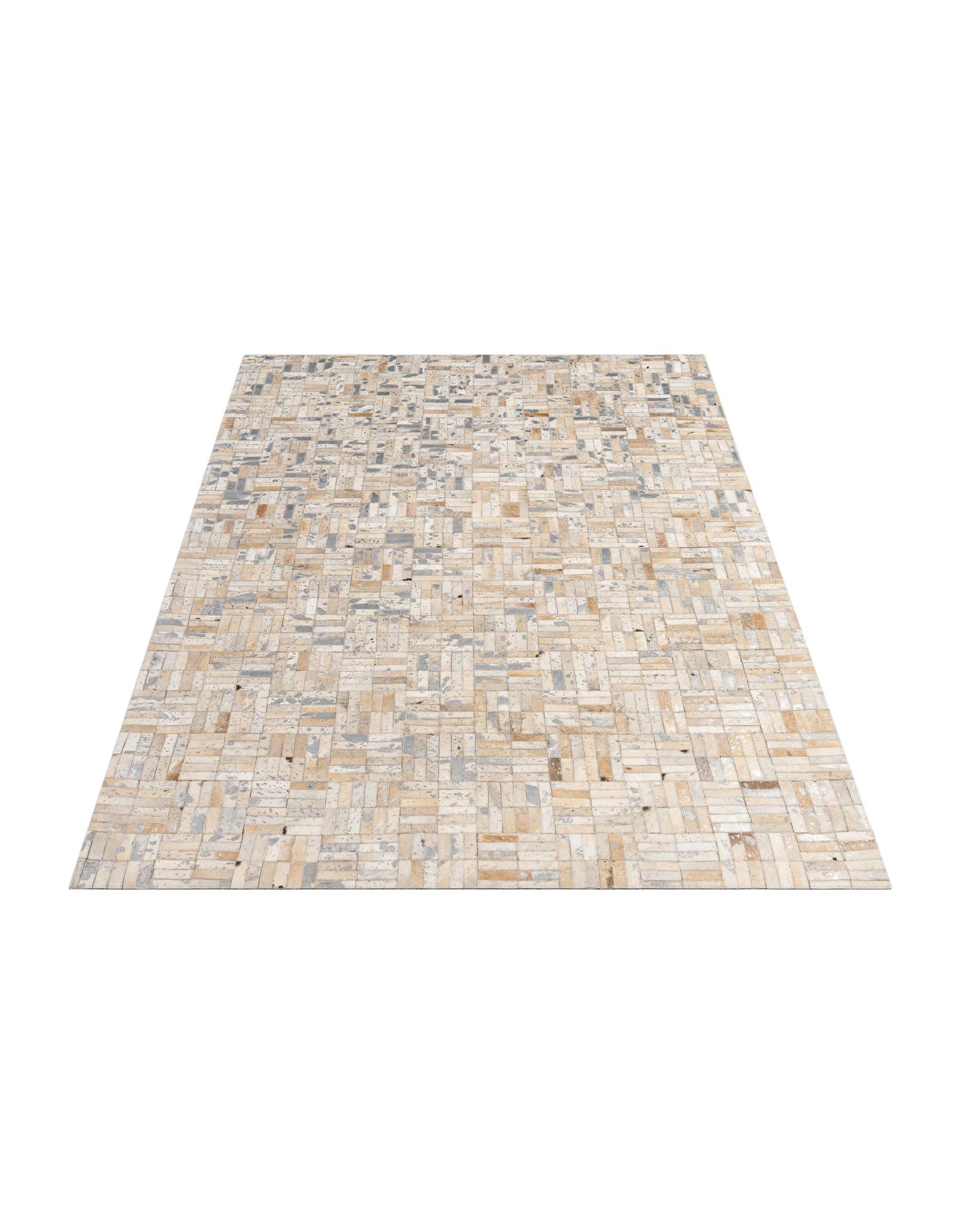 5' x 7' 10 Cowhide - Patchwork Rug
