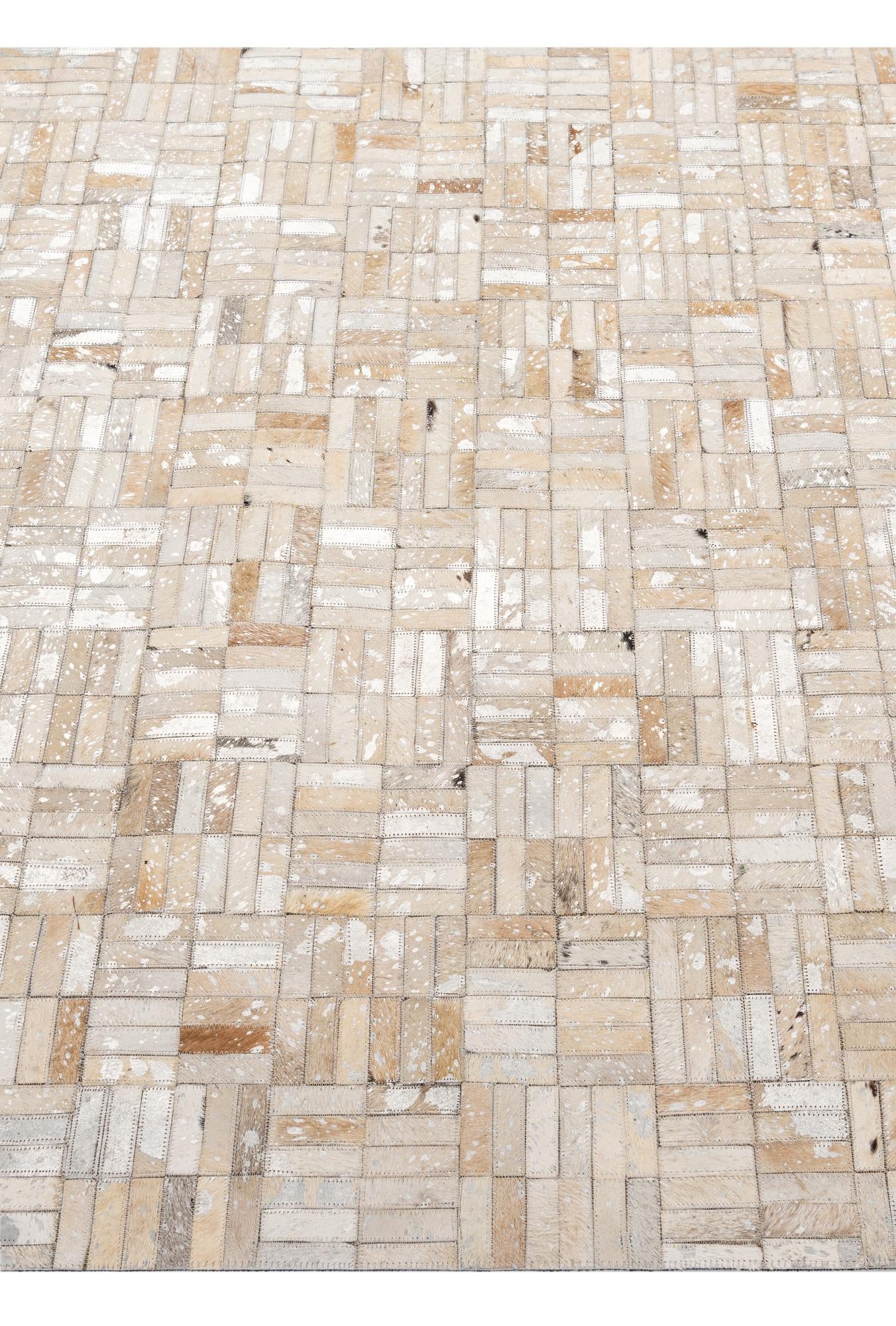 5' x 7' 10 Cowhide - Patchwork Rug